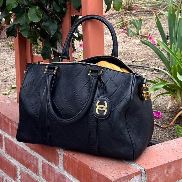 Authentic Chanel Boston Bag - Picture 4 of 9